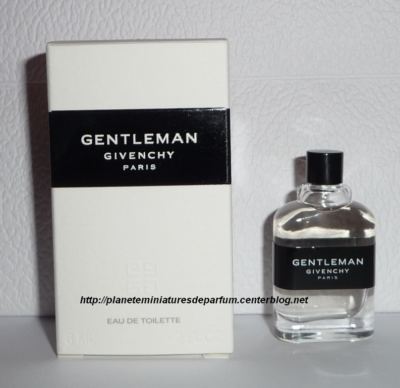 Miniature de Parfum Gentleman Givenchy parfum homme.